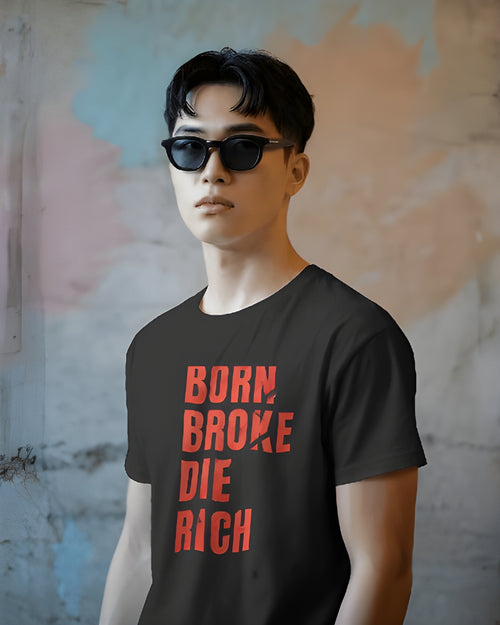 Born Rich Die Rich Unisex T-shirt