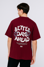 Better Days Ahead Graphic Oversized Tshirt